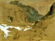 John Ruskin the pass of faido on the st gotthard oil painting artist